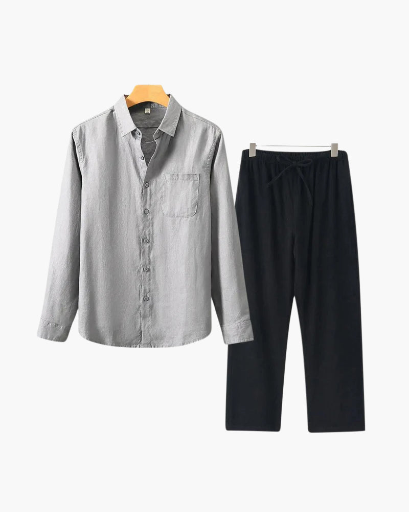 Linen Ensemble of Elegance (Longsleeve)