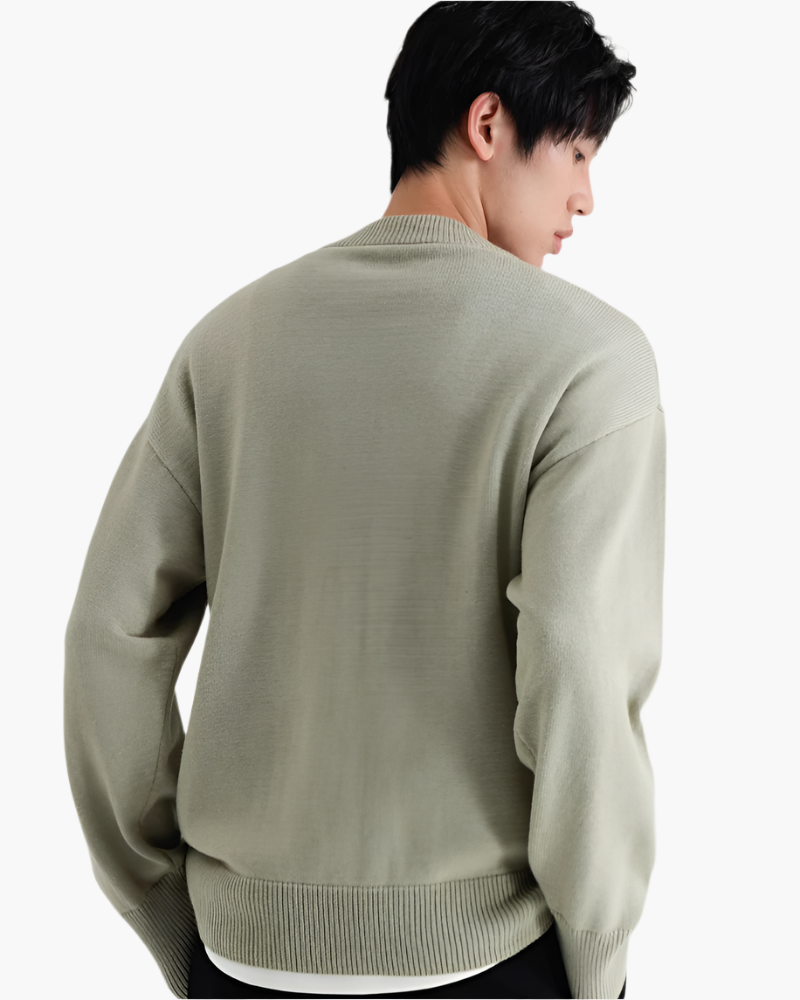 100% Fine Wool Roll Neck Sweater