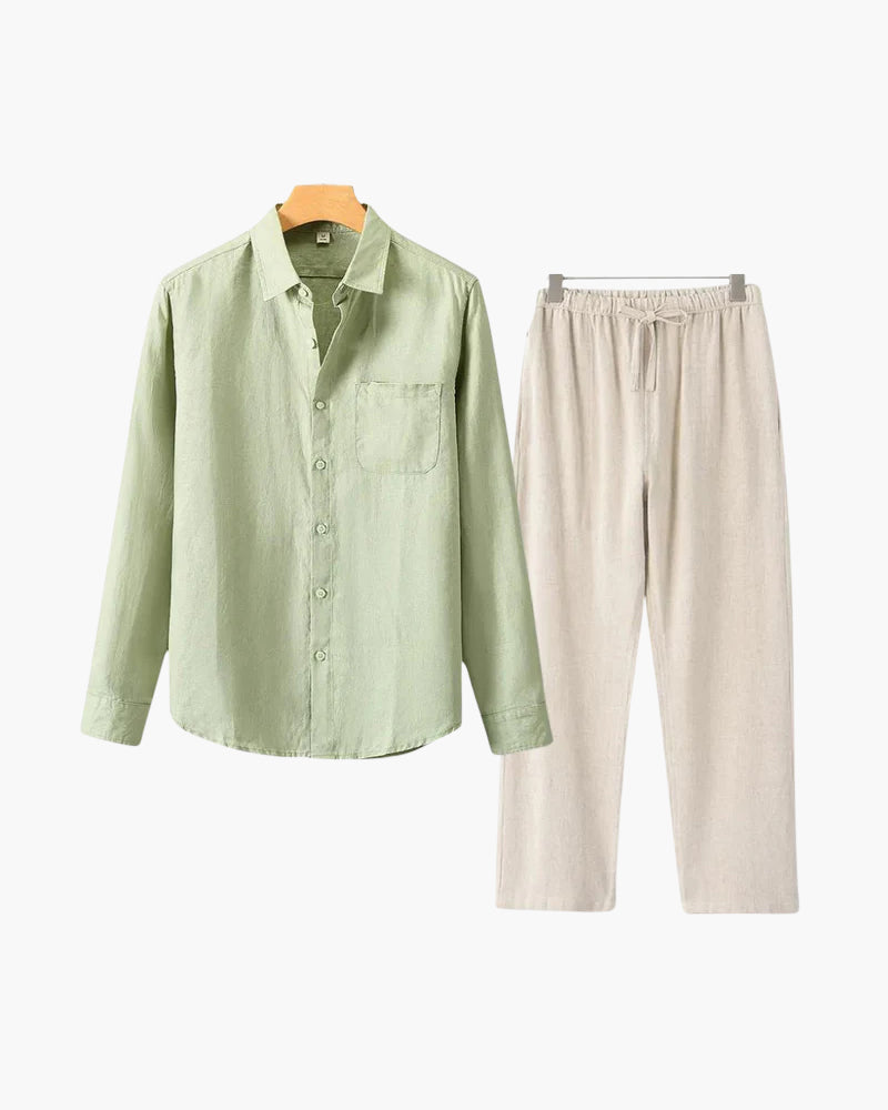 Linen Ensemble of Elegance (Longsleeve)