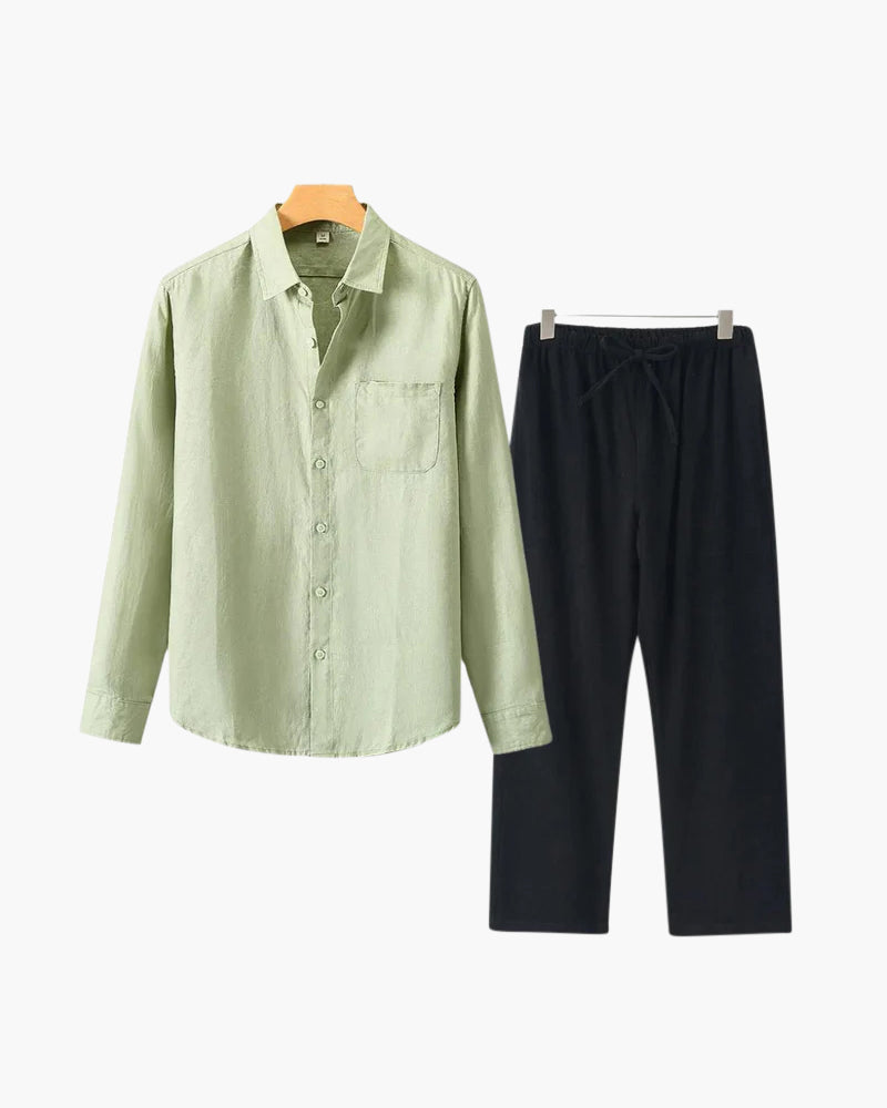 Linen Ensemble of Elegance (Longsleeve)
