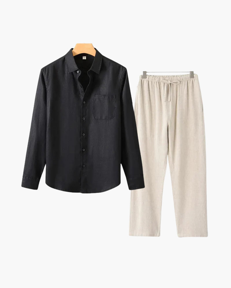 Linen Ensemble of Elegance (Longsleeve)