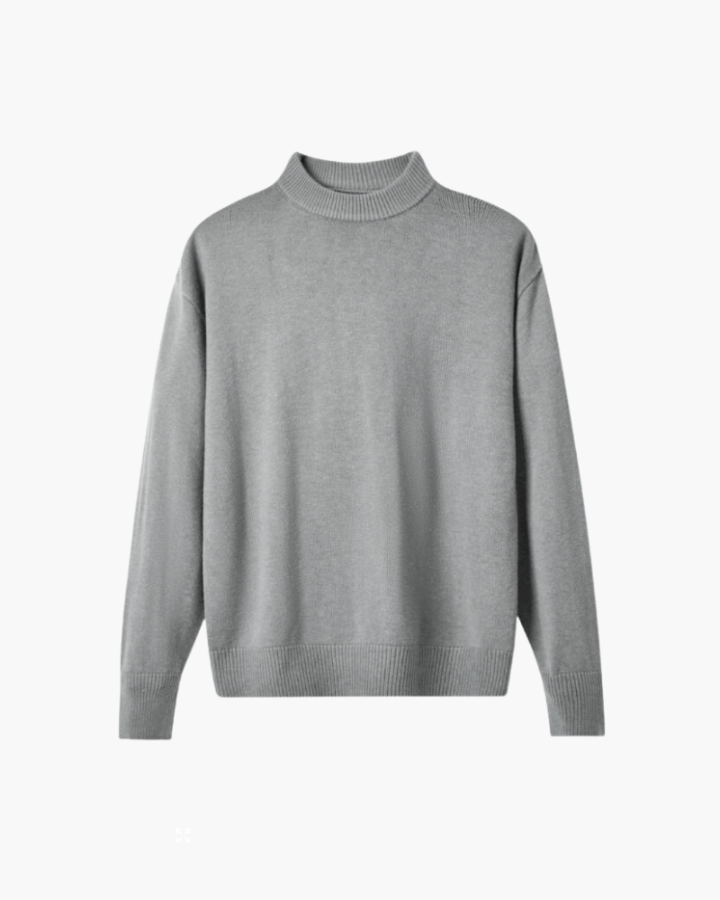 100% Fine Wool Roll Neck Sweater