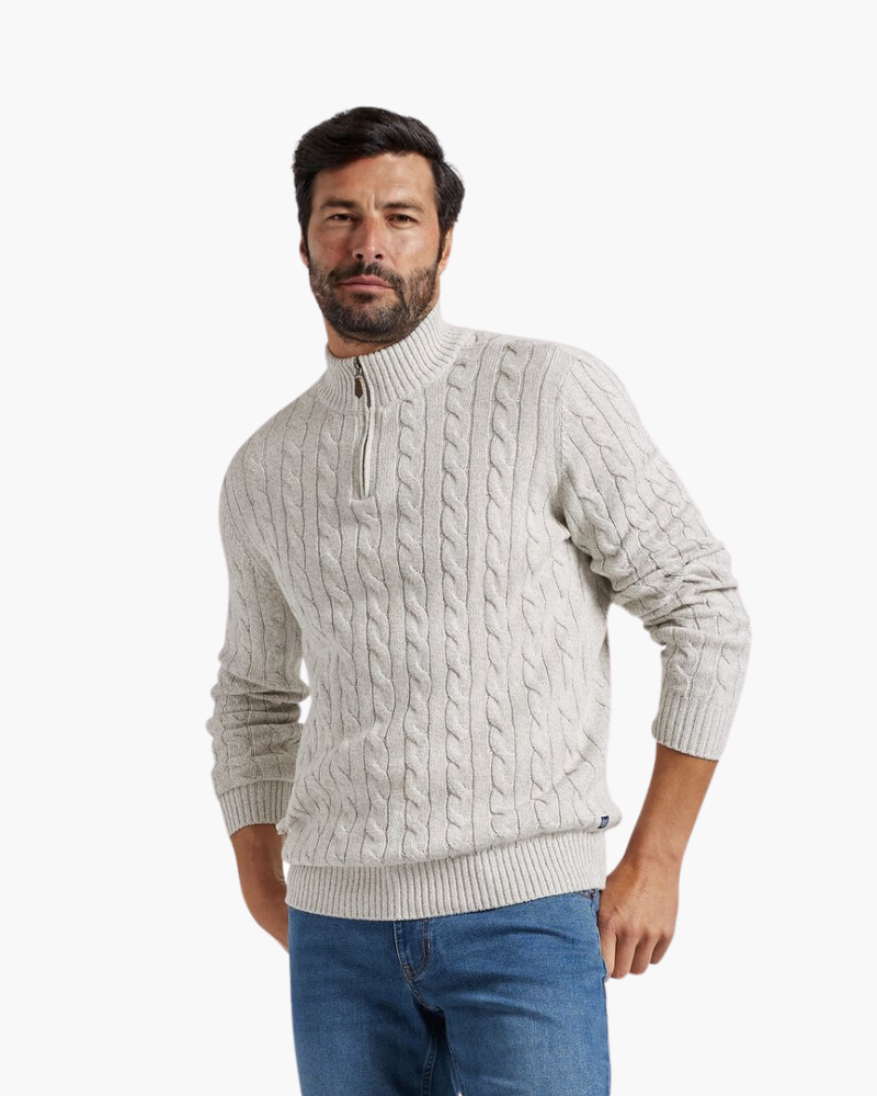 Verbier Quarter Zip Knit