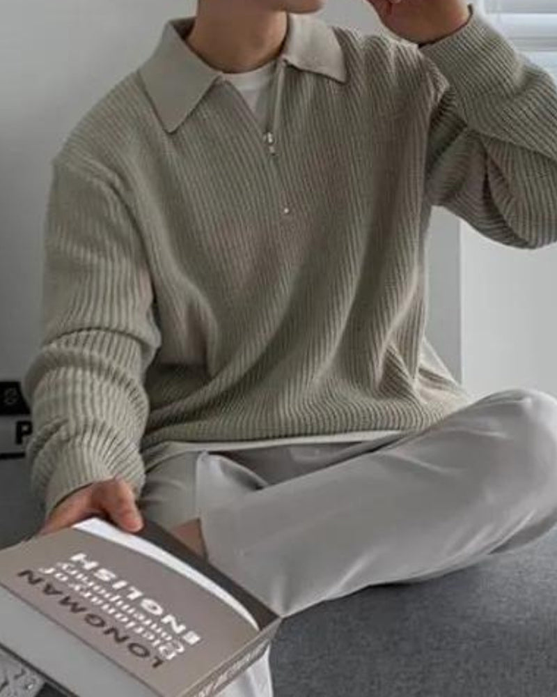 Cesare Quarter Zip Pullover