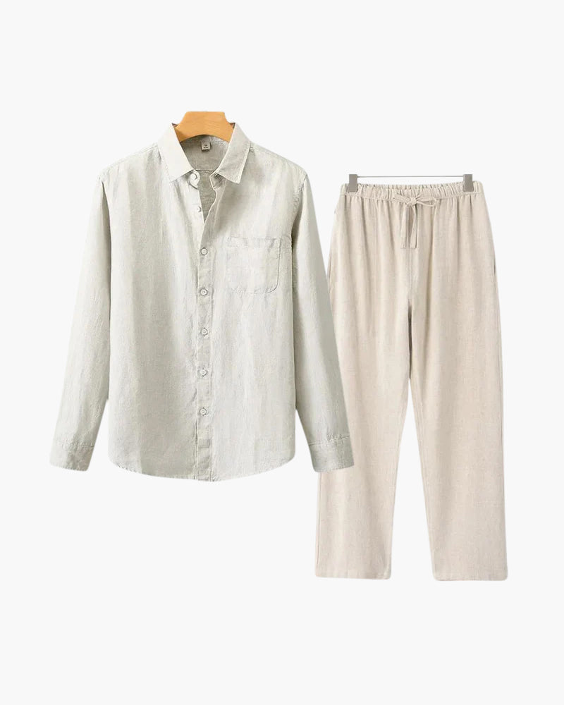 Linen Ensemble of Elegance (Longsleeve)