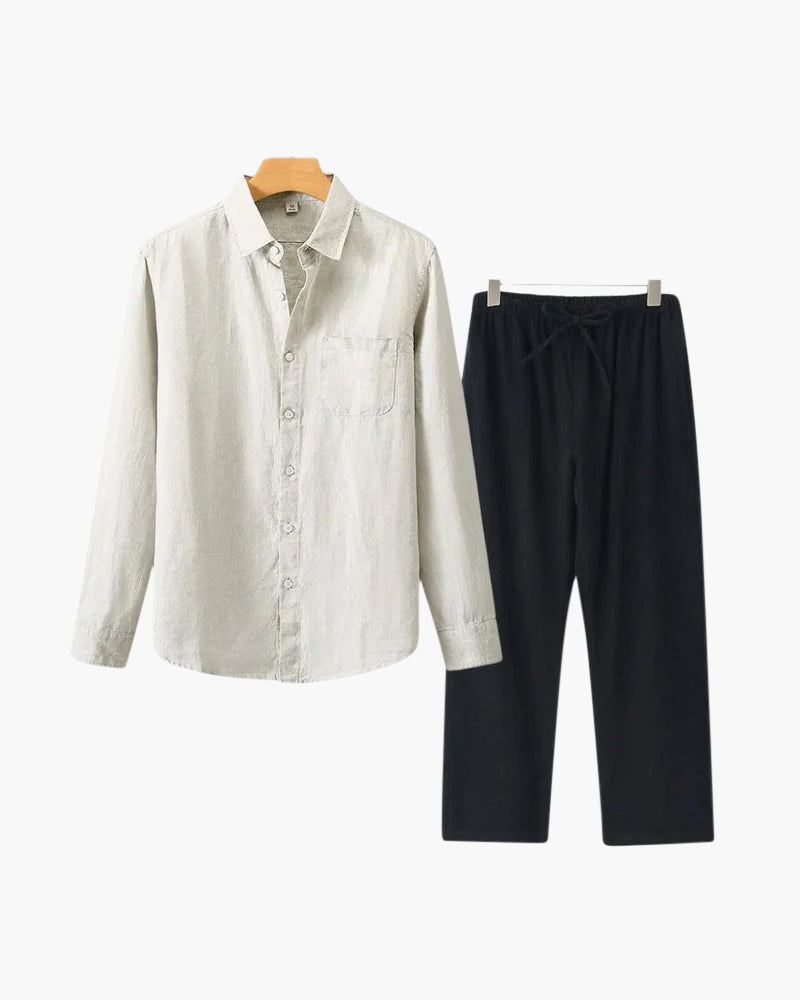 Linen Ensemble of Elegance (Longsleeve)
