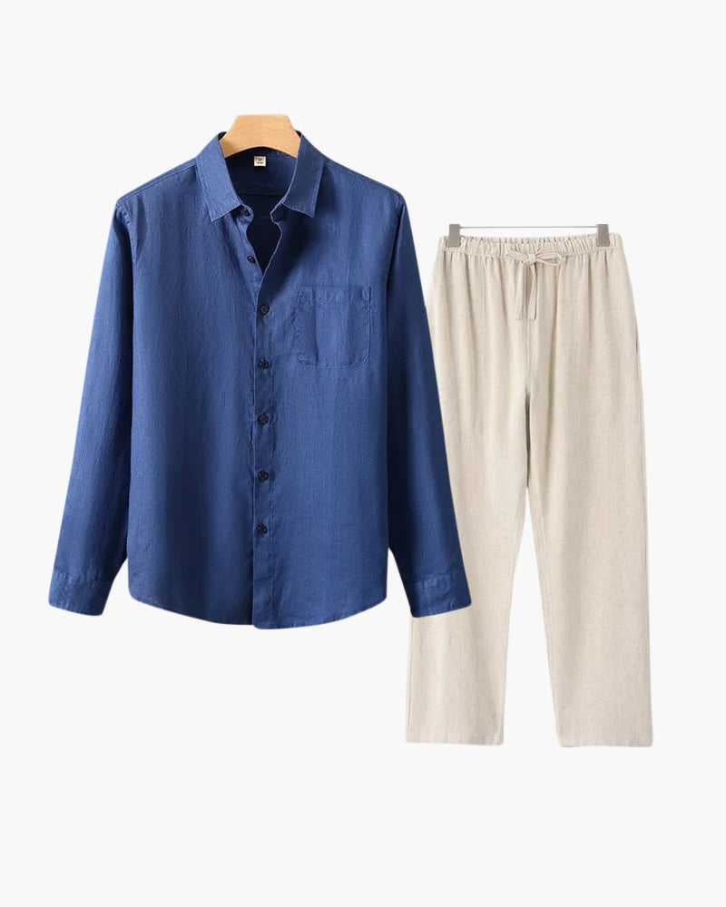 Linen Ensemble of Elegance (Longsleeve)
