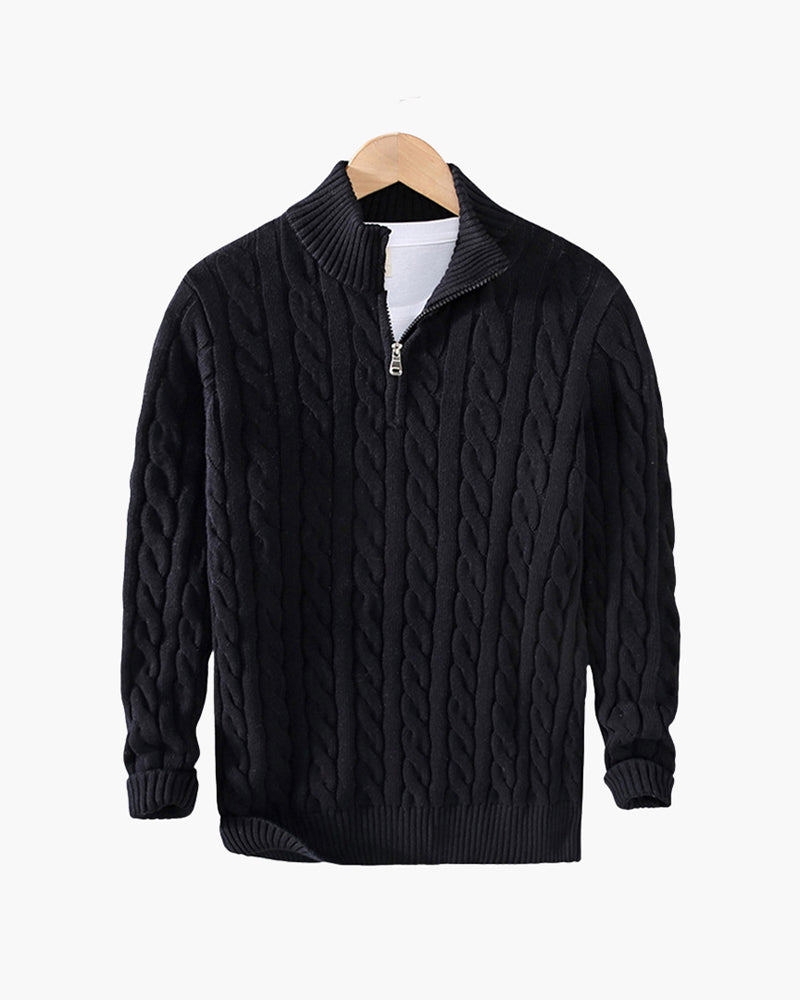 Verbier Quarter Zip Knit