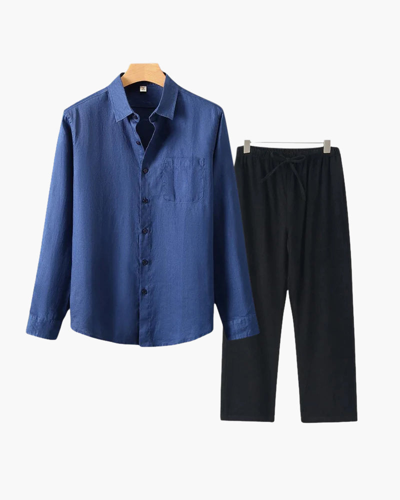 Linen Ensemble of Elegance (Longsleeve)
