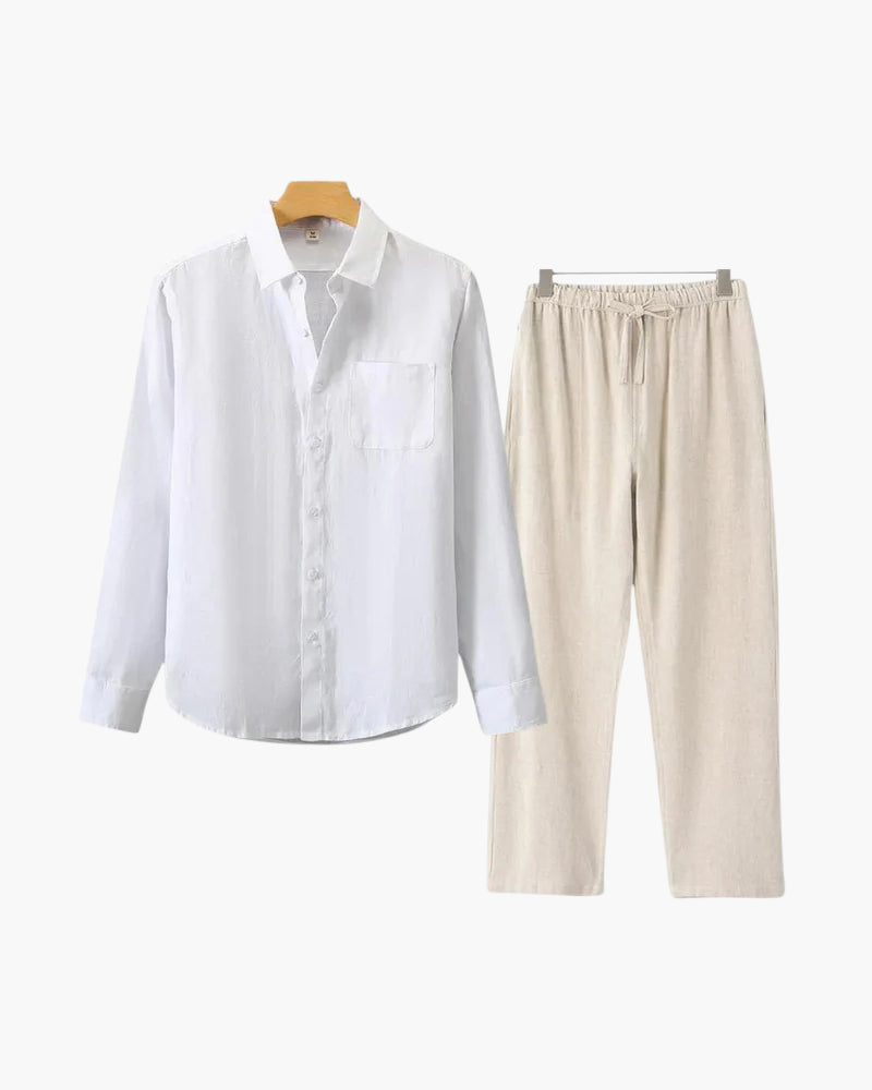 Linen Ensemble of Elegance (Longsleeve)