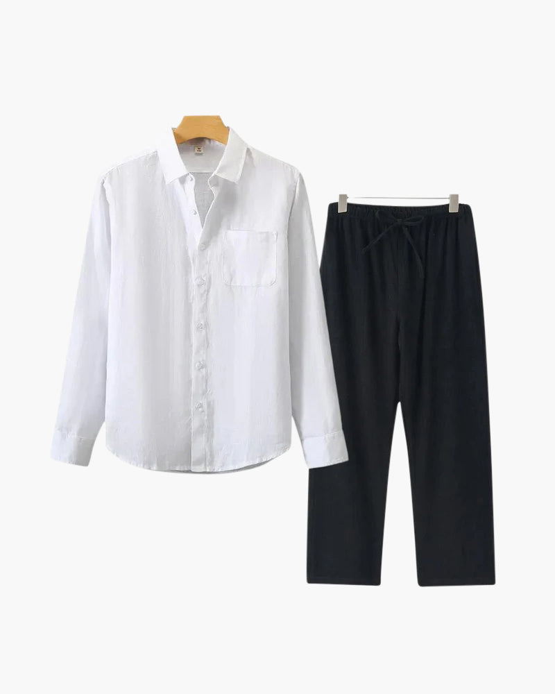Linen Ensemble of Elegance (Longsleeve)