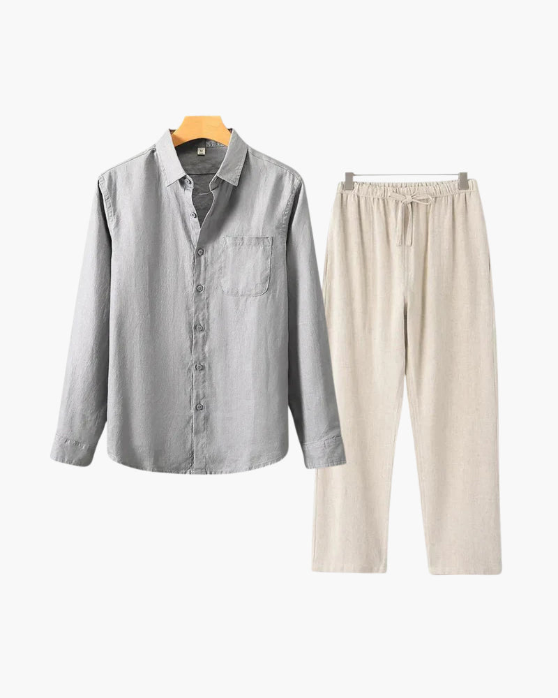 Linen Ensemble of Elegance (Longsleeve)