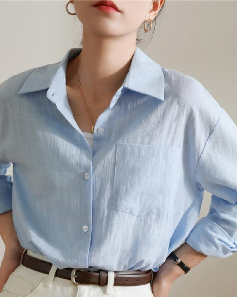 Heritage Linen Blouse