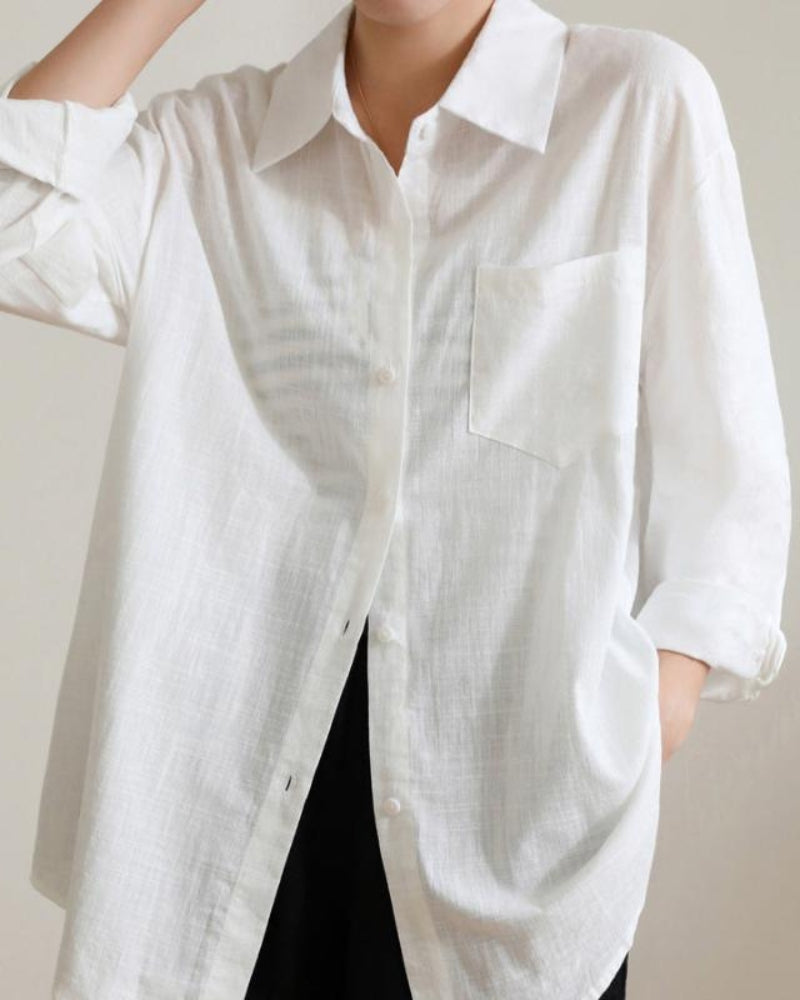 Heritage Linen Blouse