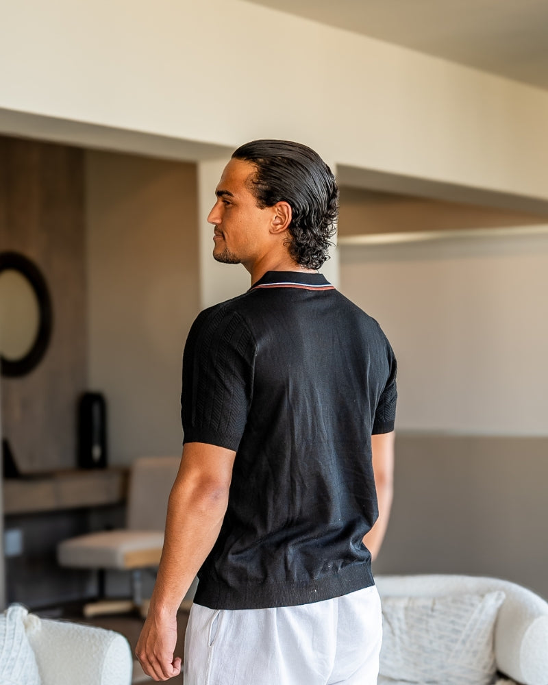 Ashford Knitted Polo Shirt