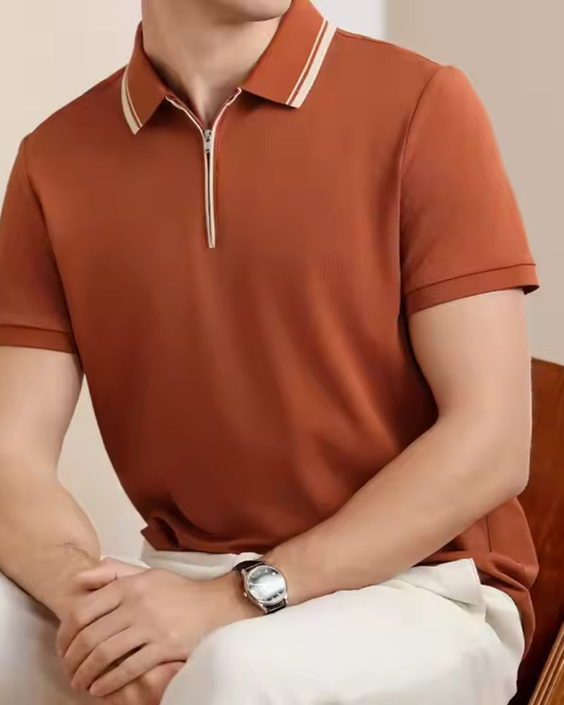 Ridgeway Zip Collar Polo