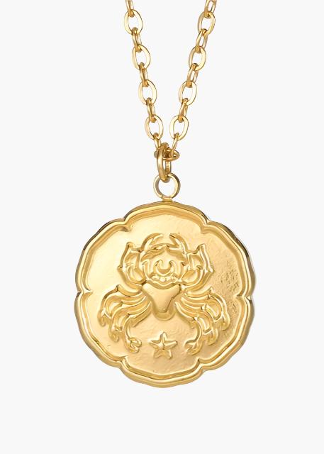 Astrological Symbol Pendant - Gold