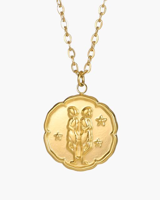 Astrological Symbol Pendant - Gold