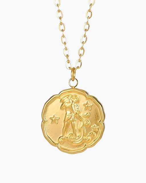 Astrological Symbol Pendant - Gold
