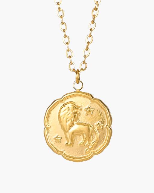 Astrological Symbol Pendant - Gold