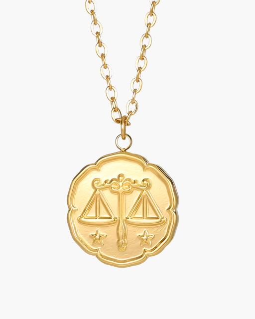 Astrological Symbol Pendant - Gold