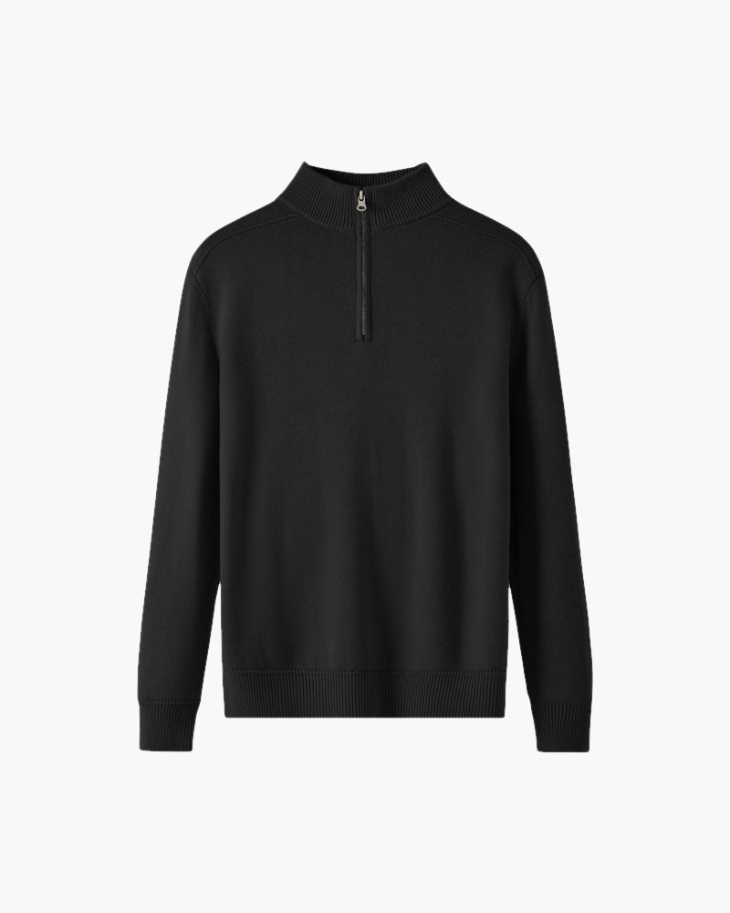 Pure Merino Wool Zip Sweater
